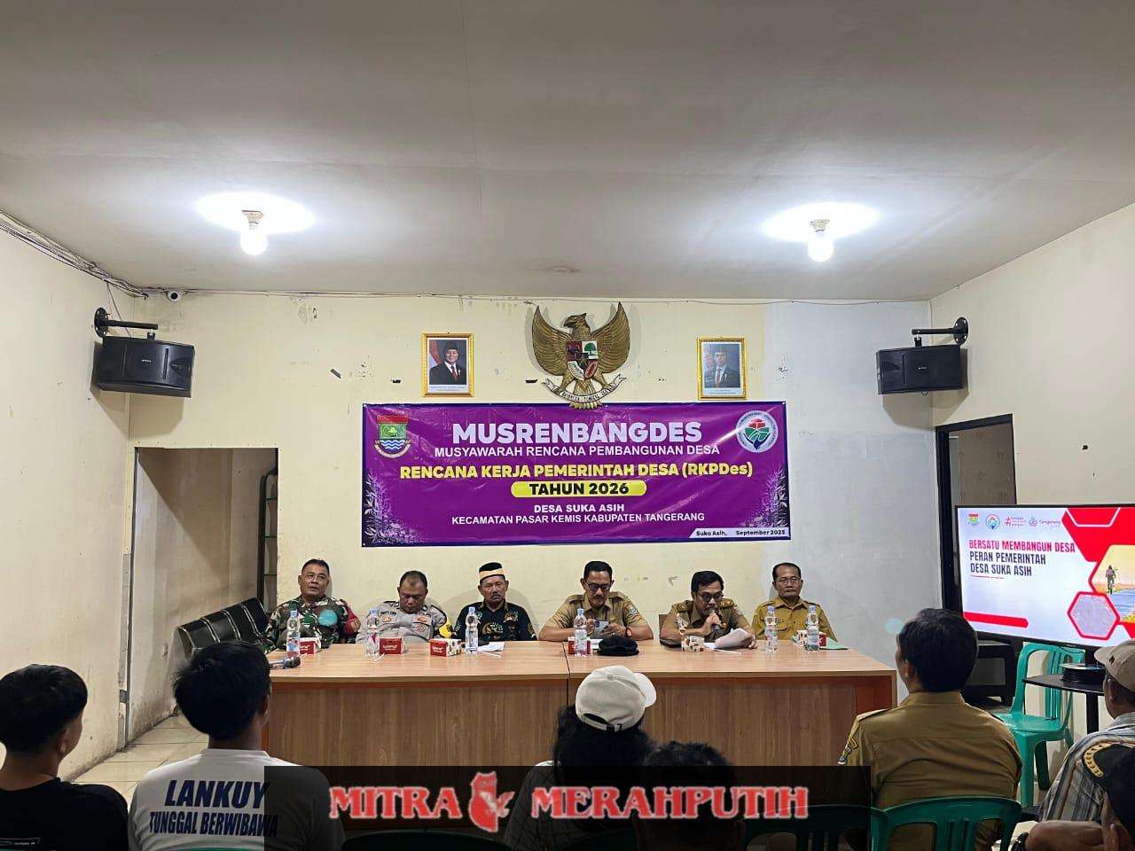 MusrenbangDes Suka Asih, Bahas Rencana Kerja Desa Tahun 2026