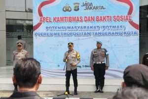 Polres Metro Tangerang Kota Rangkul Potensi Masyarakat Lewat Apel Kamtibmas dan Bakti Sosial