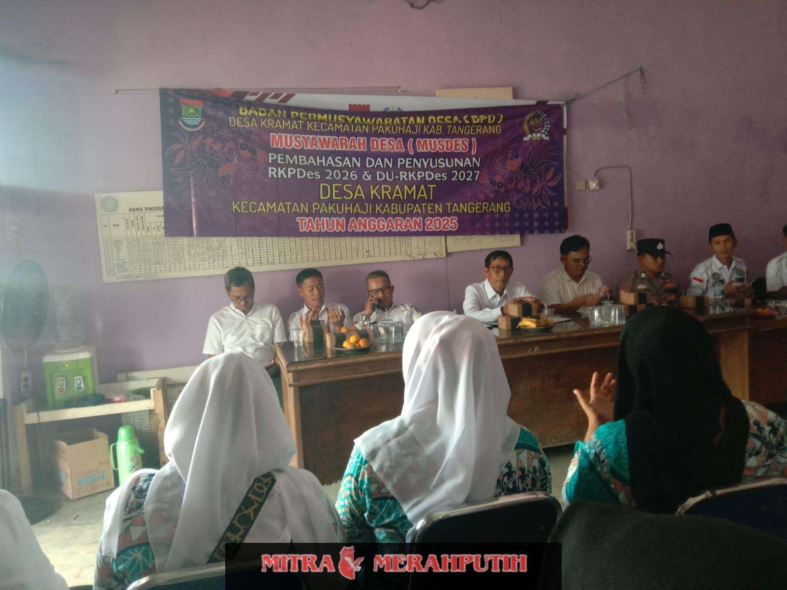 Pemerintah Desa Kramat Gelar MusrenbangDes TA 2026