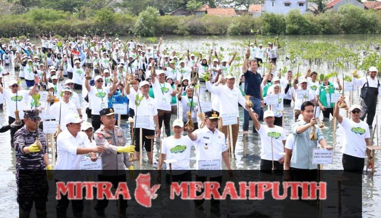 Bupati Tangerang Dampingi Wapres RI Gibran Rakabuming Raka Tanam Mangrove