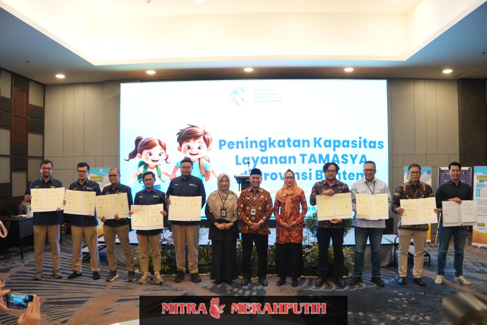 Dukung Produktivitas Keluarga Pekerja, PLN IP UBP Lontar dan BKKBN Provinsi Banten Sepakati PKS Pelaksanaan Program TAMASYA