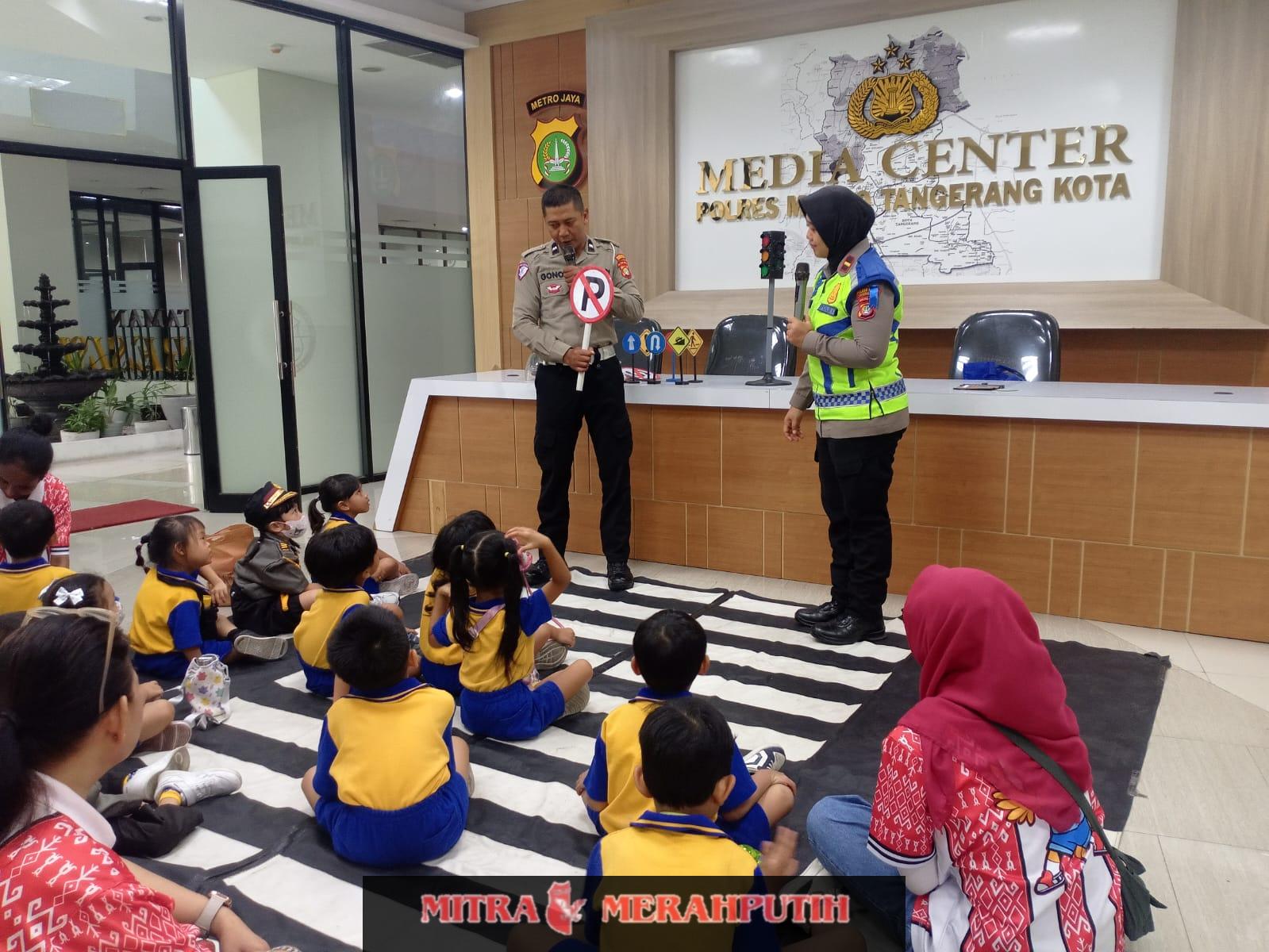 Sat Lantas Tangerang Kota Gelar Program Polisi Sahabat Anak untuk Preschool Indonesia