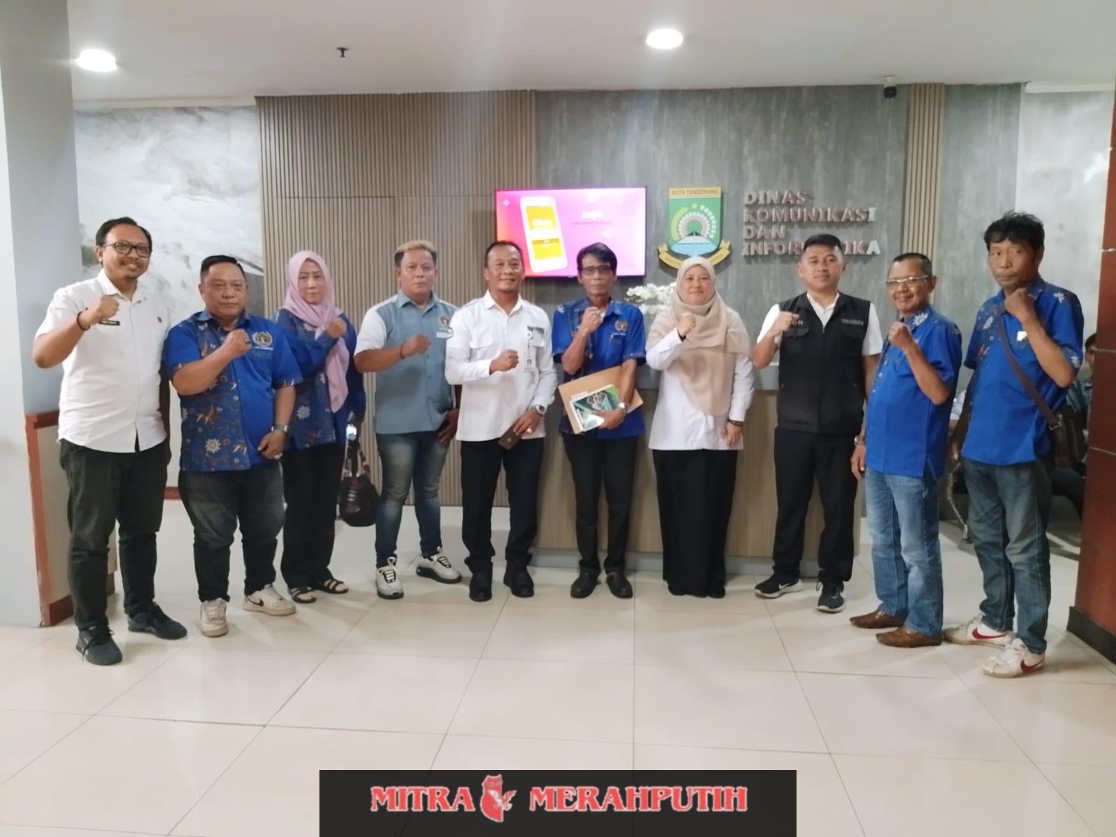 PWI Kota Tangerang Perkuat Konsolidasi dengan Diskominfo
