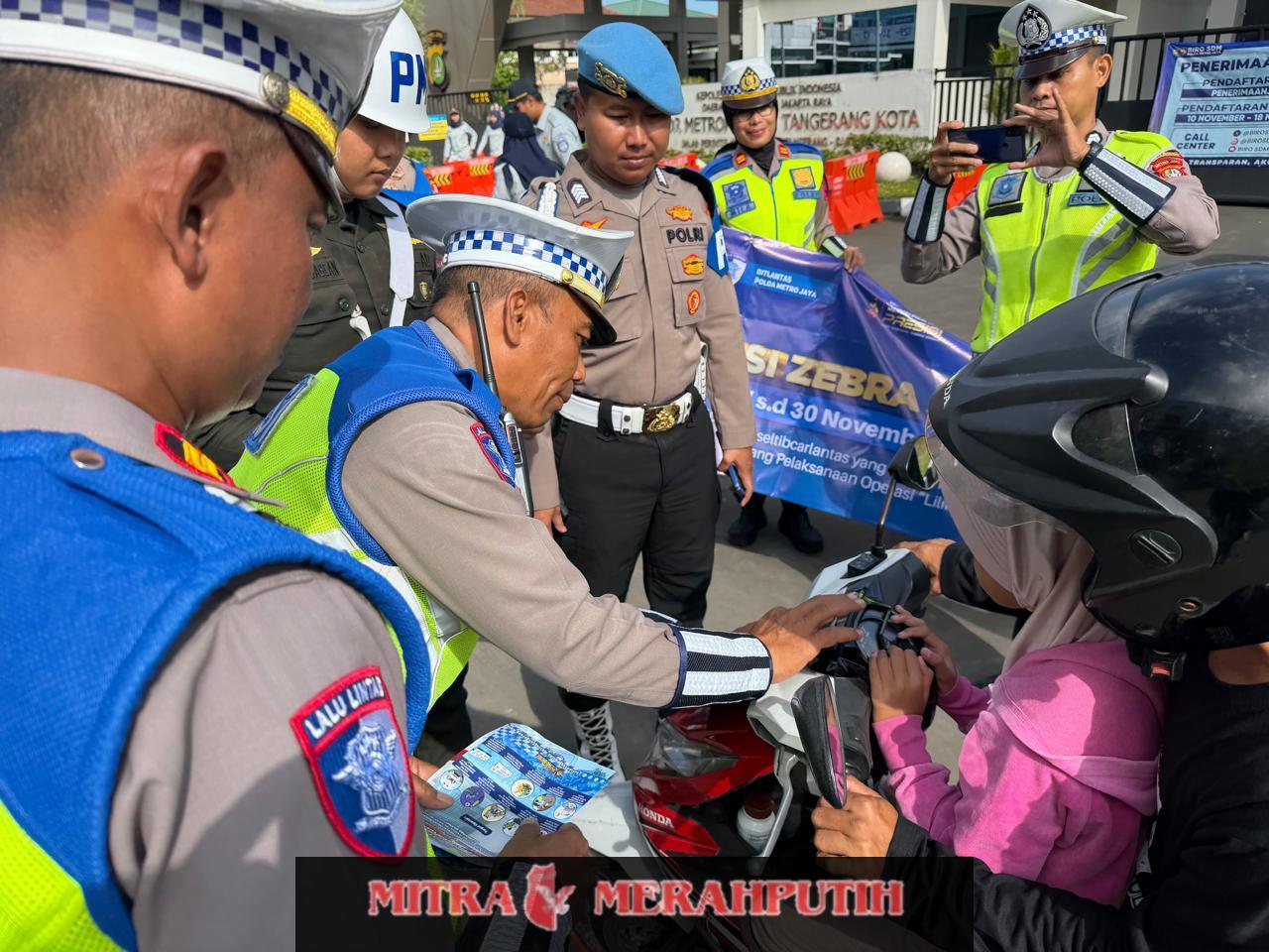 Operasi Zebra Jaya 2025, Polres Metro Tangerang Kota Catat 630 Pelanggaran