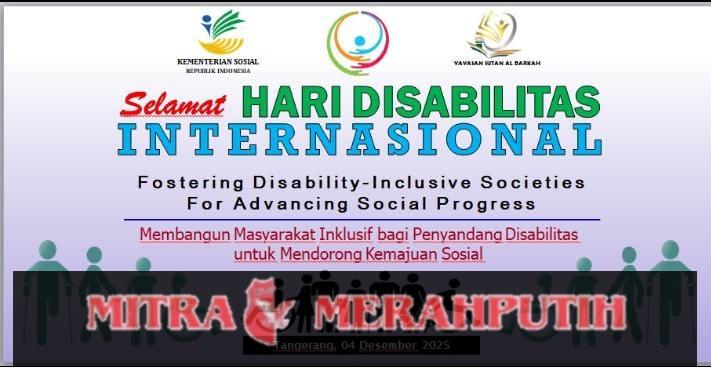 Peringati Hari Disabilitas Internasional Yayasan Sutan Al Barkah Berkelaborasi Sentra Mulya Jaya Salurkan Bantuan Sosial Kemensos