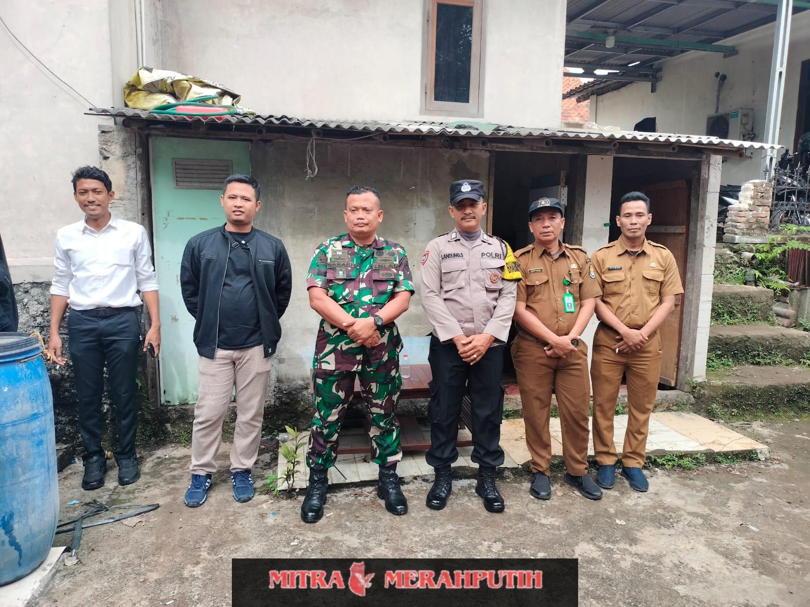 Babinsa Serma Sabari Monitoring Peletakan Batu Pertama Ponpes Al Badariyyah