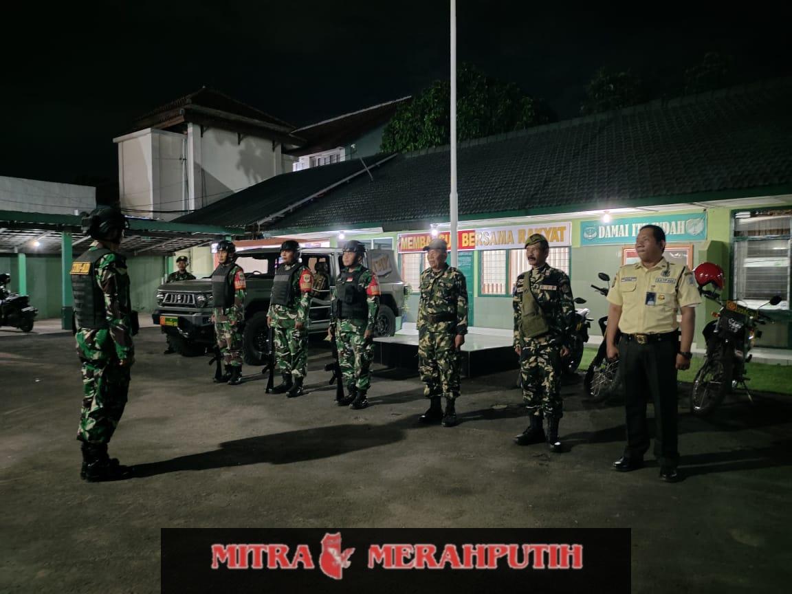 Koramil 10/Sepatan Gelar Patroli Siskamling Bersama Komduk