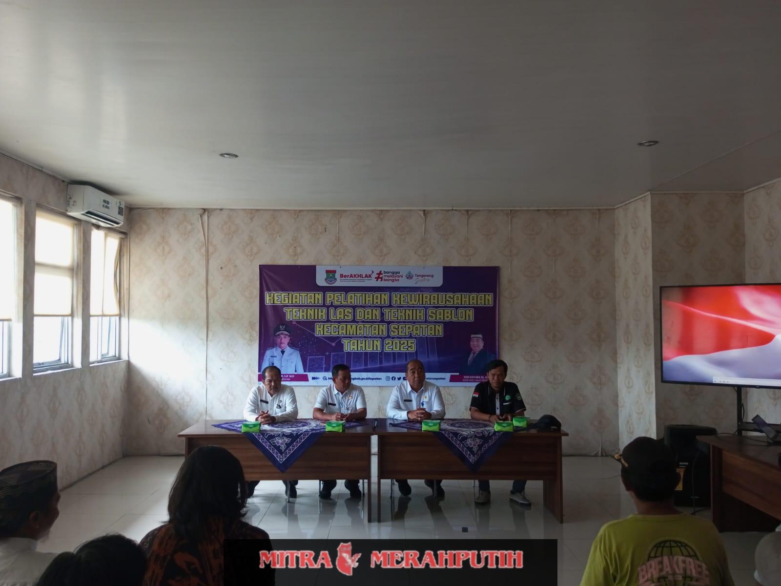 ‎Kecamatan Sepatan Bekali Warga dengan Keahlian Las dan Sablon untuk Dorong Kemandirian Ekonomi dan Kewirausahaan Lokal