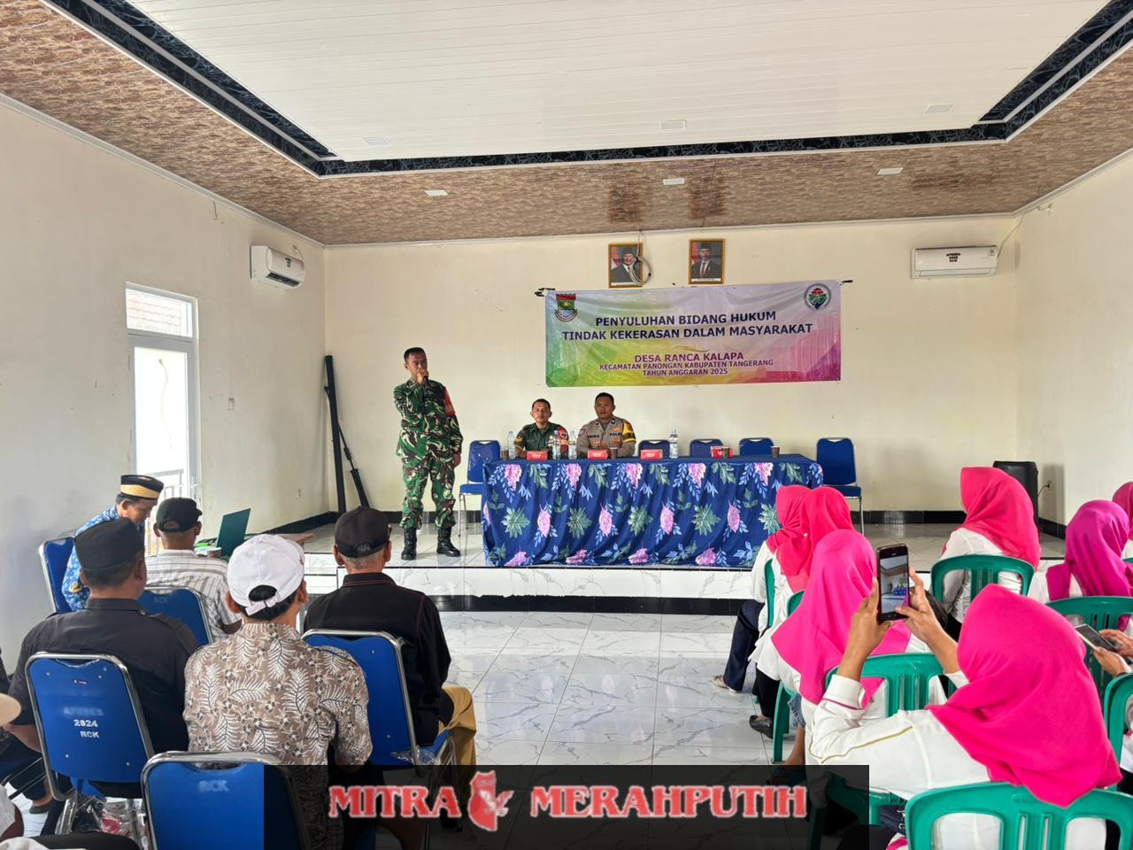 Penyuluhan Teritorial Koramil Panongan Bentengi Warga dari Narkoba dan Kekerasan