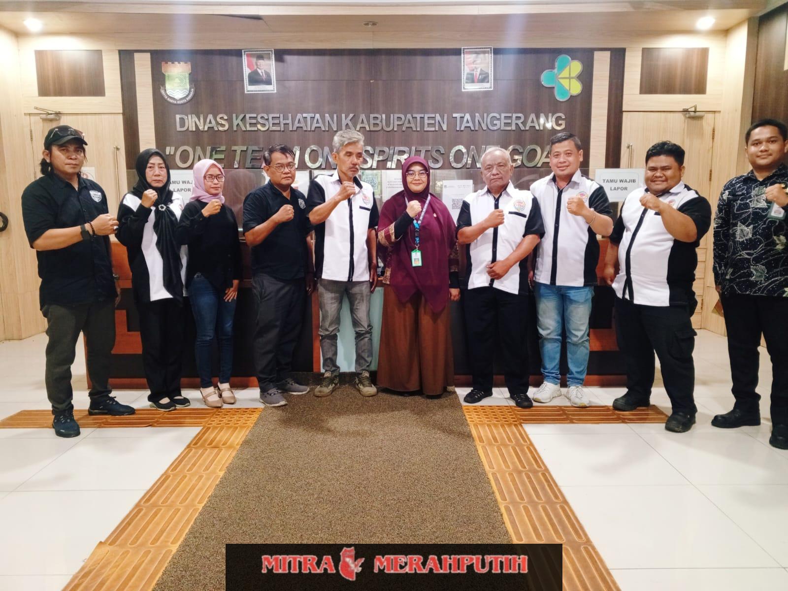 Pengurus JTR Audiensi ke Dinkes Kabupaten Tangerang, Perkuat Sinergi Informasi Kesehatan
