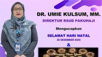 Kepala Direktur RSUD Pakuhaji Mengucapkan Selamat Hari Raya Nataru 2026 Kepala Direktur RSUD Pakuhaji Mengucapkan Selamat Hari Raya Nataru 2026