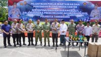 TNI AD Perkuat Pengamanan Wilayah Akhir Tahun, Dandim 0510/Tigaraksa Hadiri Press Release Akhir Tahun Polresta Tangerang