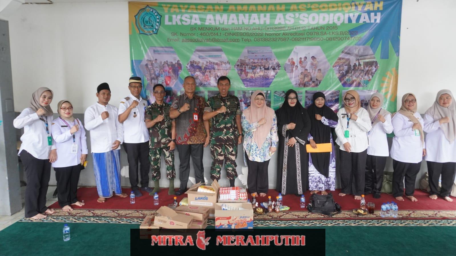 Dandim 0510/Tigaraksa dan Wakil Bupati Tangerang Berbagi Kepedulian di Panti Asuhan Rajeg