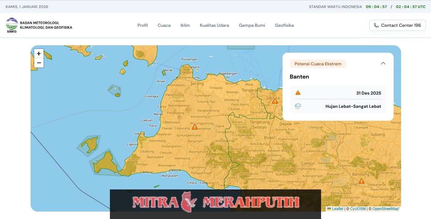 Awali Tahun 2026, Polda Banten Siagakan Call Center 110 Hadapi Cuaca Ekstrem