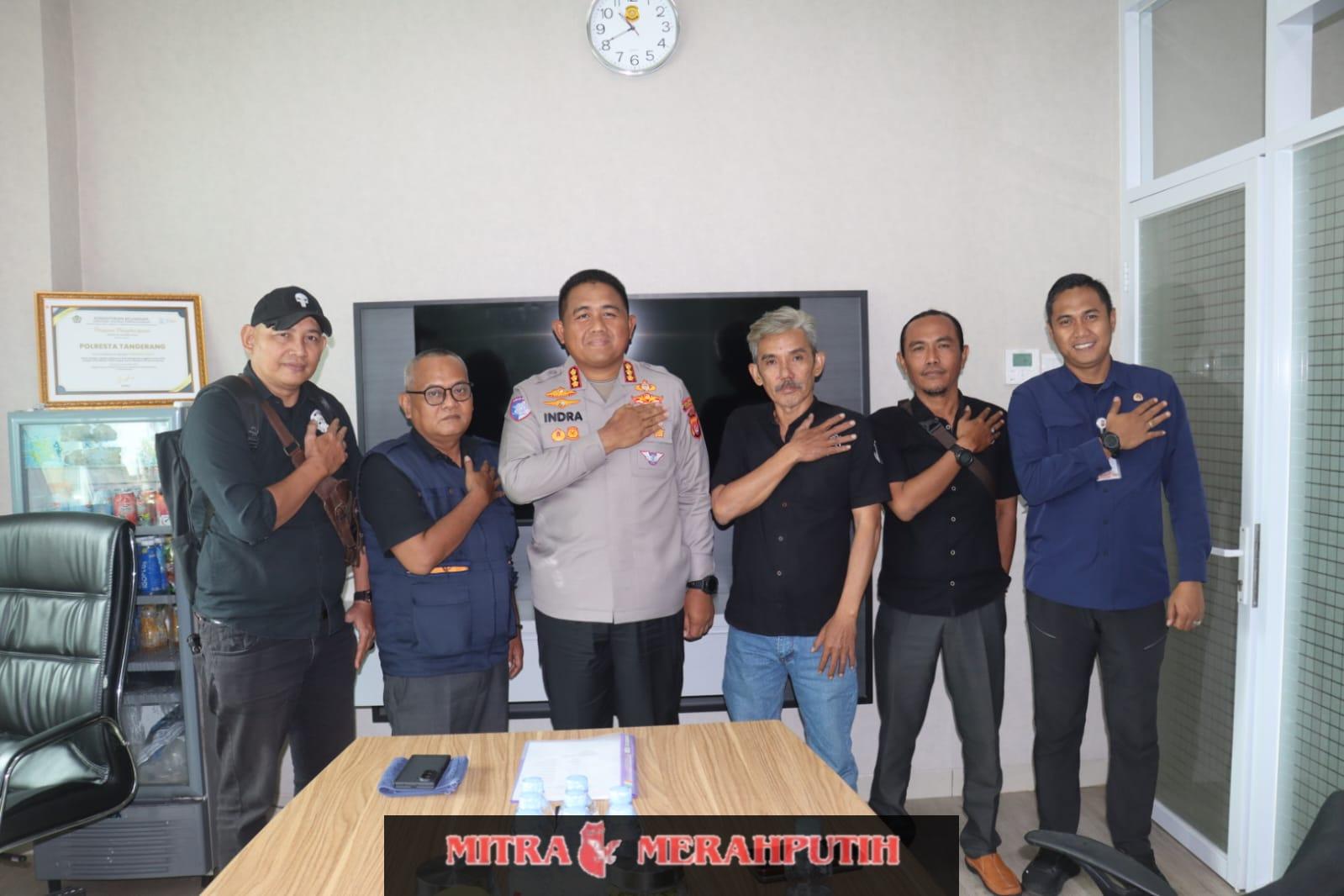 Perkuat Sinergitas Pengurus JTR Audiensi ke Polresta Tangerang