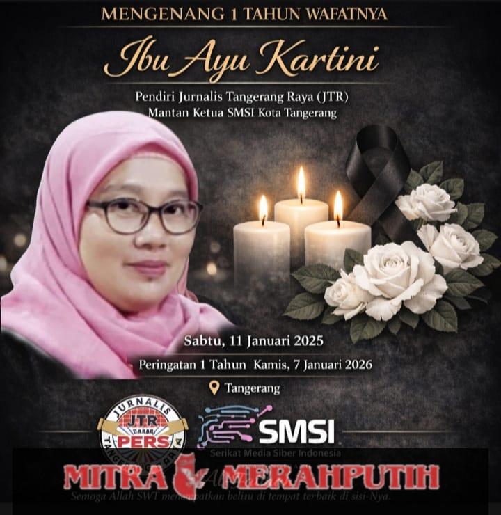Pengurus dan Anggota Gelar Yasinan, Peringati Setahun Wafat Ketua JTR dan SMSI Kota Tangerang
