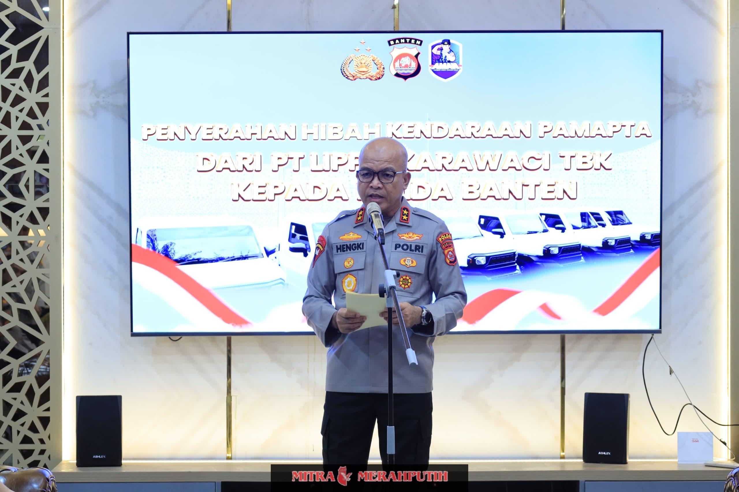 Polda Banten Terima Hibah Kendaraan Operasional Pamapta, Perkuat Responsivitas Pelayanan Kepolisian