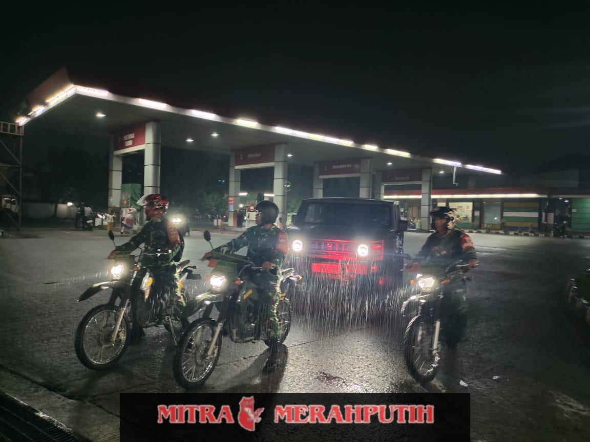 Koramil 10/Sepatan Gelar Patroli Malam Ciptakan Aman