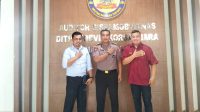 Pimpinan Media Beritapolri dan Penajurnalist Silaturahmi dengan Kombes Pol.Edy Sumardi di Baharkam Polri