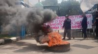 FP2N Geruduk Kantor Dishub Kota Tangerang, Soroti Parkiran Liar Truk Wing Box di Jalan Juanda Neglasari