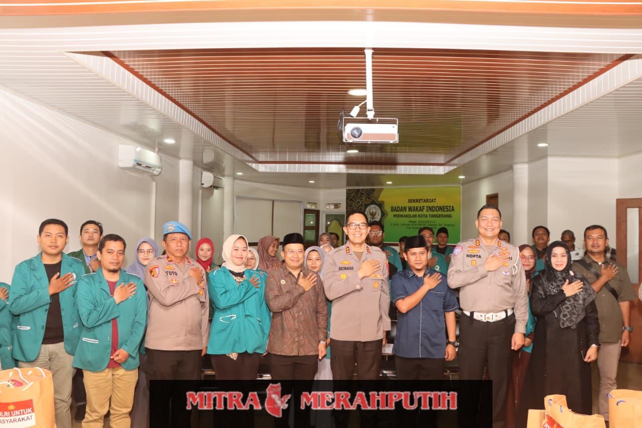 ‎Sinergi Tanpa Batas: Polres Metro Tangerang Kota Gelar Halal Bihalal dan Bakti Sosial Bersama Mahasiswa STISNU Nusantara Tangerang