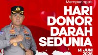 Hari Donor Darah Sedunia, Kapolresta Tangerang: Setetes Darah Bisa Menjadi Harapan Hidup