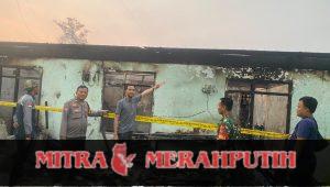 Polsek Pasar Kemis Gerak Cepat Tangani Kebakaran Kontrakan, Api Berhasil Dicegah Meluas