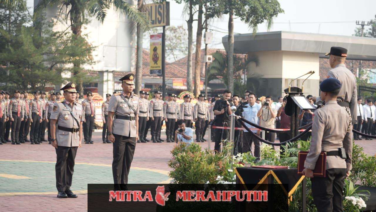 Hadiri Sertijab Wakapolda Banten, Kapolresta Tangerang Tegaskan Komitmen Perkuat Soliditas Jajaran