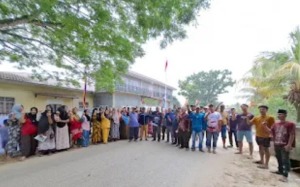 Masyarakat Eks Peladangan dan FM Dusun 02 Desa Senama Nenek Pasang Kain Kafan : Signal Kematian Keadilan dan Penolakan Proses Izin HGU PTPN IV Regional III