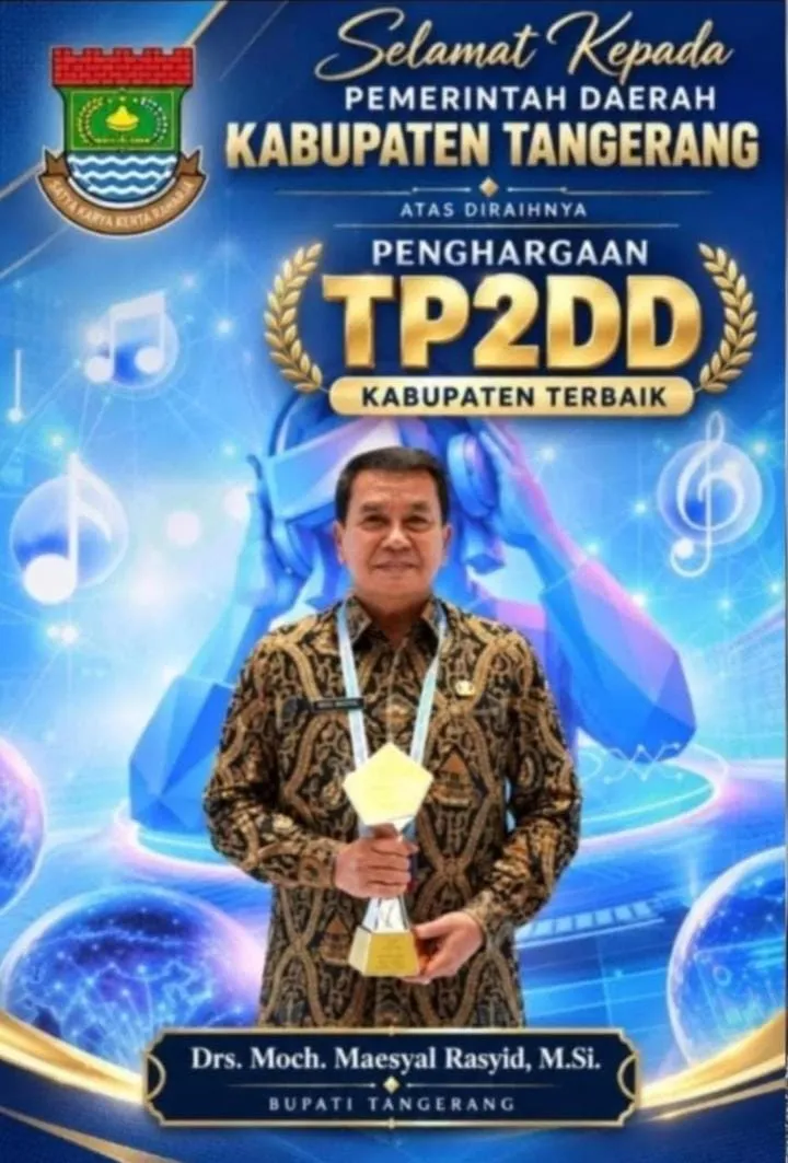 Kabupaten Tangerang Raih Penghargaan TP2DD Kabupaten Terbaik Se-Jawa Bali Kabupaten Tangerang Raih Penghargaan TP2DD Kabupaten Terbaik Se-Jawa Bali