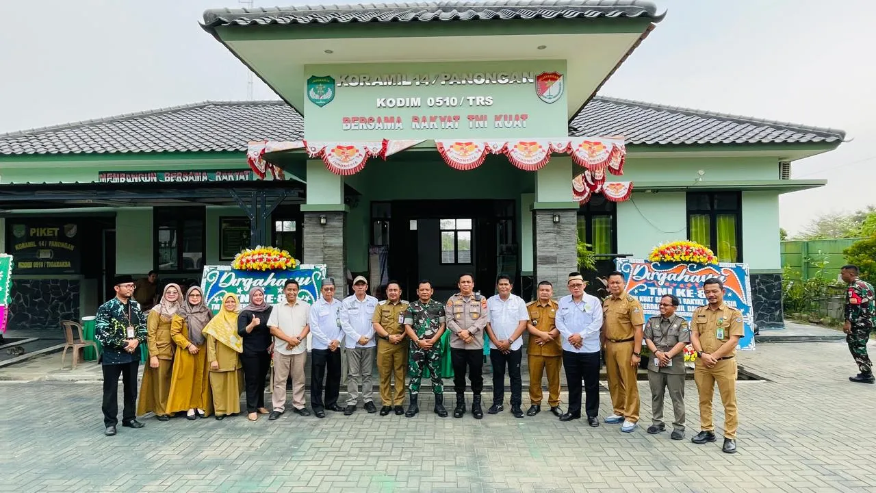 HUT TNI ke-81 di Panongan, Sinergi Lintas Sektor Jadi Kekuatan Jaga Kamtibmas