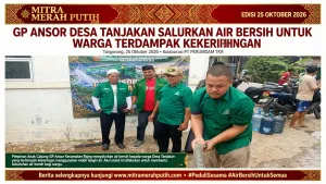 GP Ansor Desa Tanjakan Salurkan Air Bersih untuk Warga Terdampak Kekeringan, Kolaborasi dengan PT PERUMDAM TKR Kabupaten Tangerang